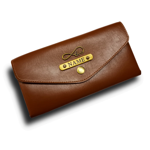 Personalised Women's Wallet - Tan Brown