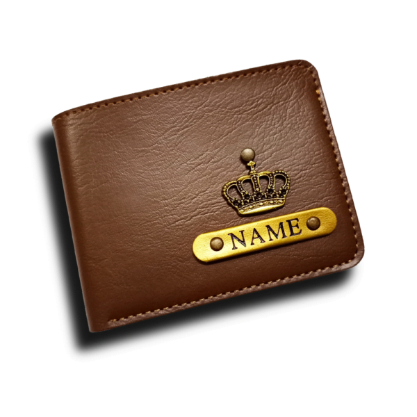 Personalised Men's Wallet - Dark Brown