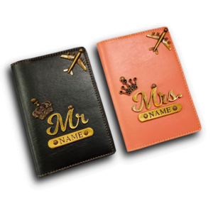 Mr & Mrs Personalised Couple Passport Covers