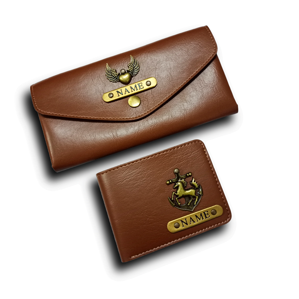 Vintage Gold Men's Leather Wallet (Multicolour) - Set of 2 : Amazon.in: Bags,  Wallets and Luggage